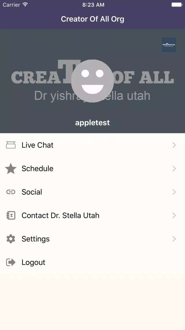Ảnh chụp màn hình của Creator Of All Org