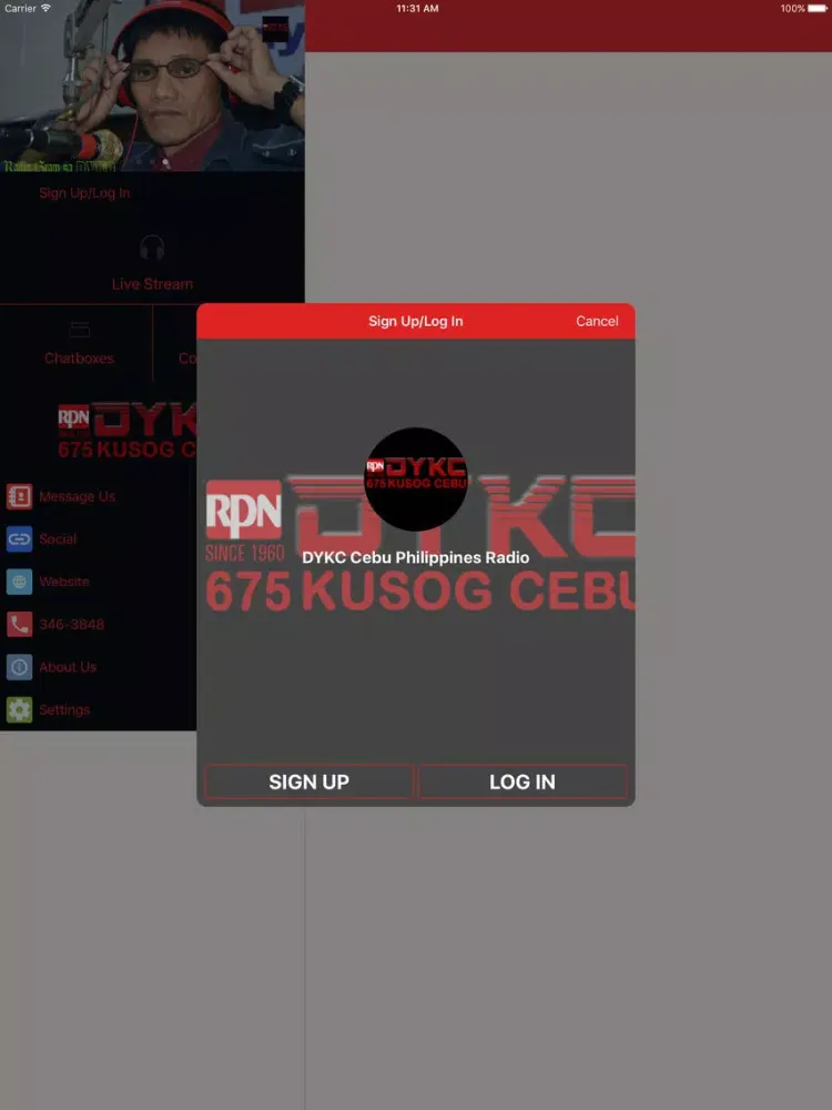 DYKC Cebu Philippines Radio iPad 應用截圖