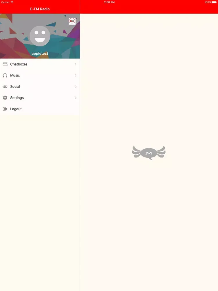 E-FM Radio iPad  سکرین شاٹس