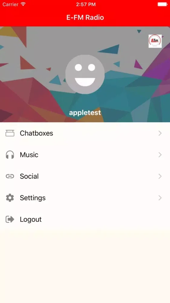 E-FM Radio سکرین شاٹس