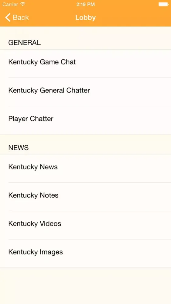 Capturas de pantalla de Kentucky Basketball