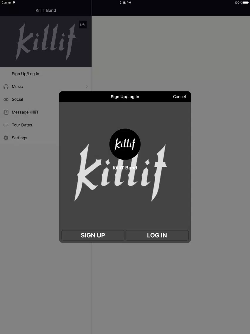 Скриншоты KilliT Band iPad 