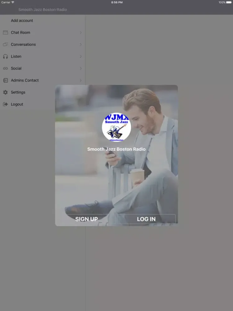 Smooth Jazz Boston Radio iPad  Screenshots