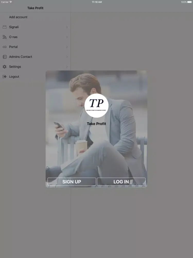 Ảnh chụp màn hình của Take Profit iPad 