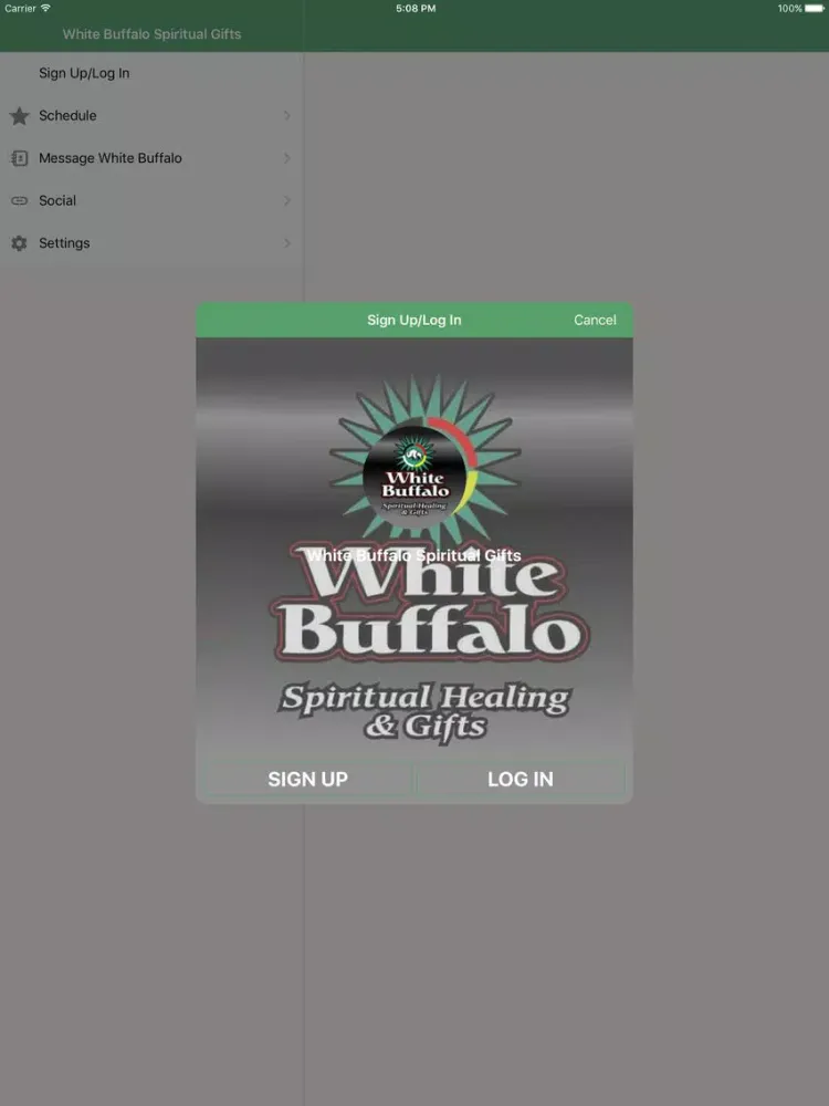White Buffalo Spiritual Gifts iPad  স্ক্রিনশট