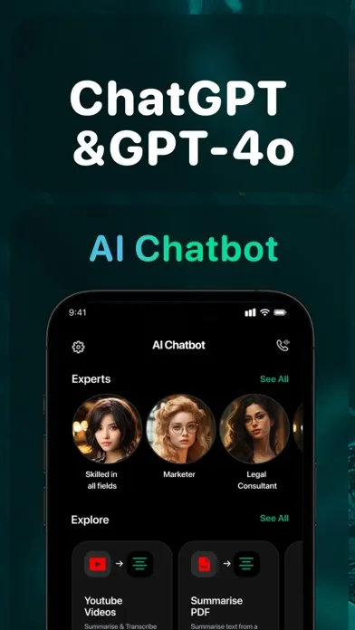 تصاویر Chat DNE: Deep Chatbot AI App