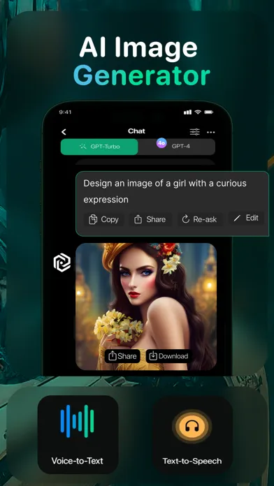 تصاویر Chat DNE: Deep Chatbot AI App