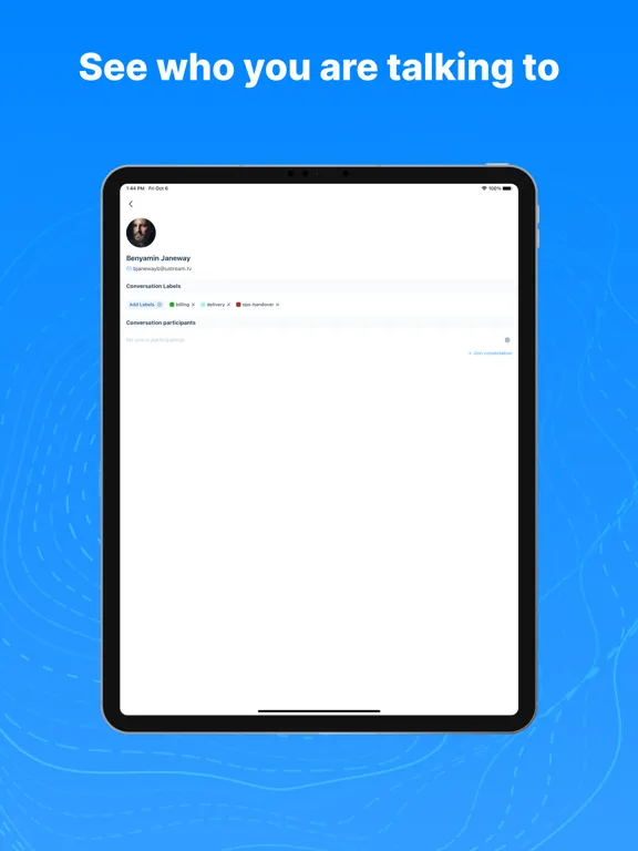Chatwoot iPad  Screenshots