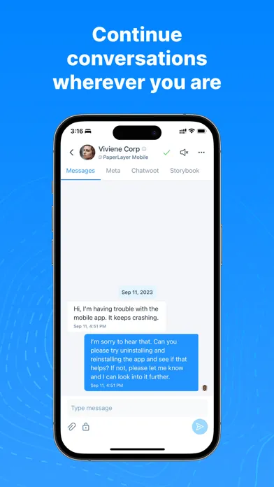 Chatwoot Screenshots