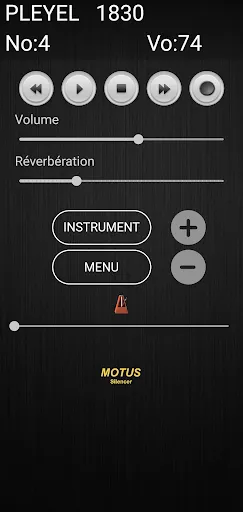 MOTUS BLE Screenshots