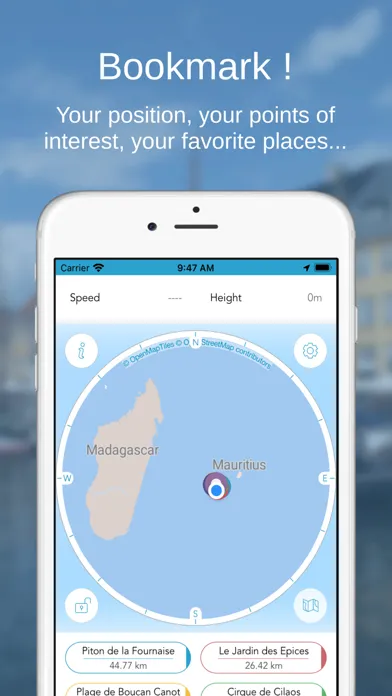 La Réunion OffLine Map سکرین شاٹس