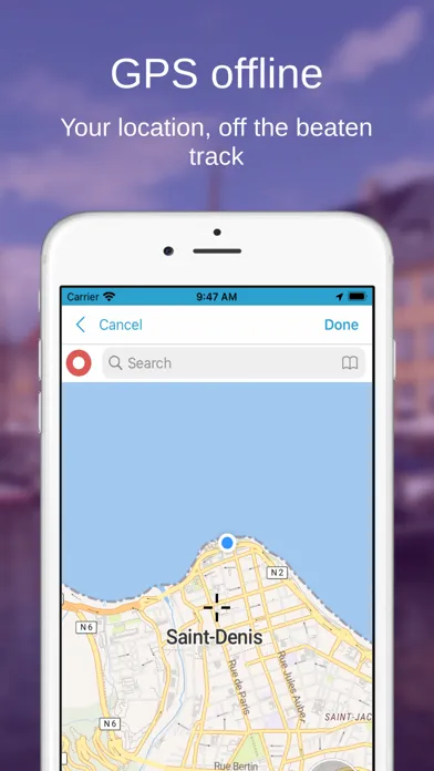 La Réunion OffLine Map سکرین شاٹس