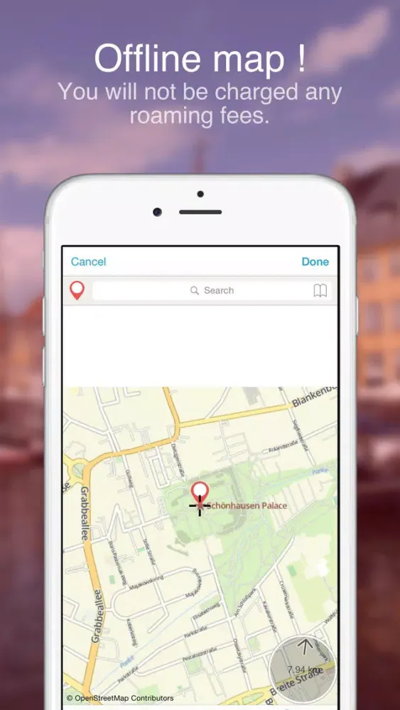 Screenshot di Berlin Offline Map : Maps In Motion
