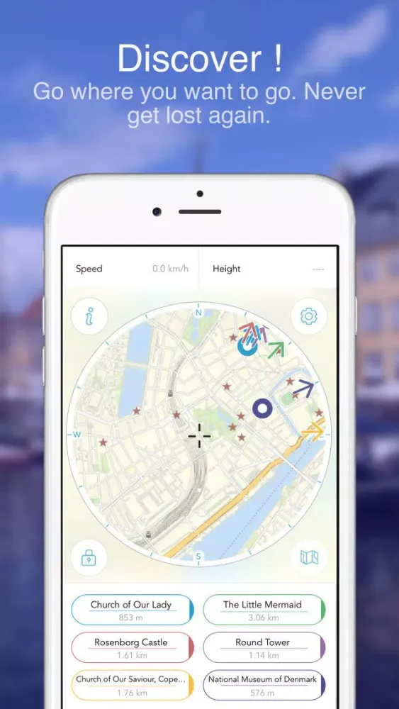 صور Copenhagen on foot : Offline Map