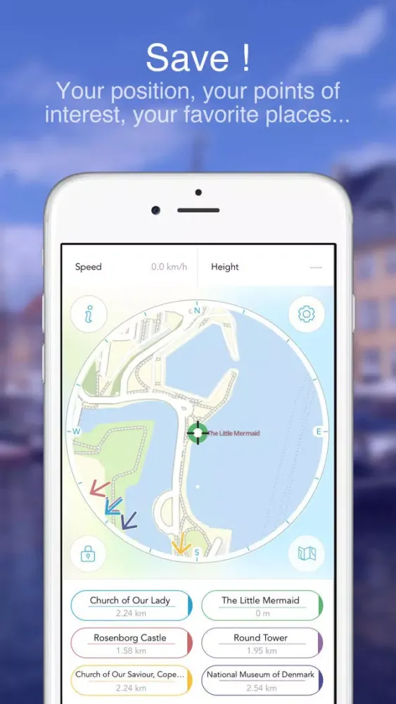 صور Copenhagen on foot : Offline Map