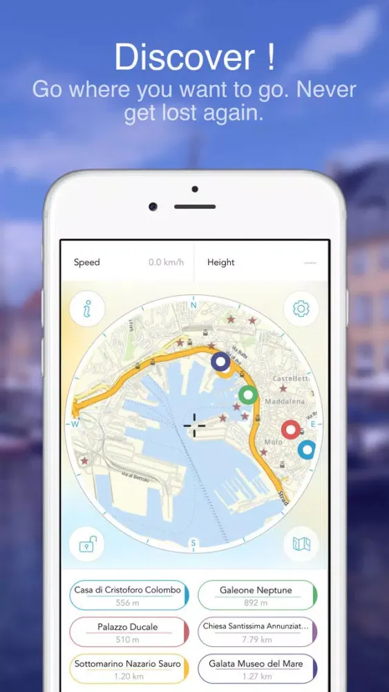 Genoa on Foot : Offline Map Screenshots