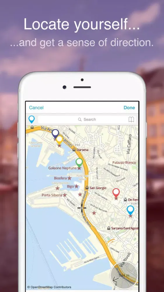 Genoa on Foot : Offline Map Screenshots