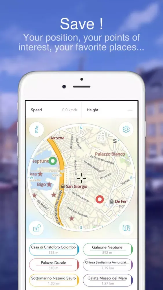 Genoa on Foot : Offline Map Screenshots