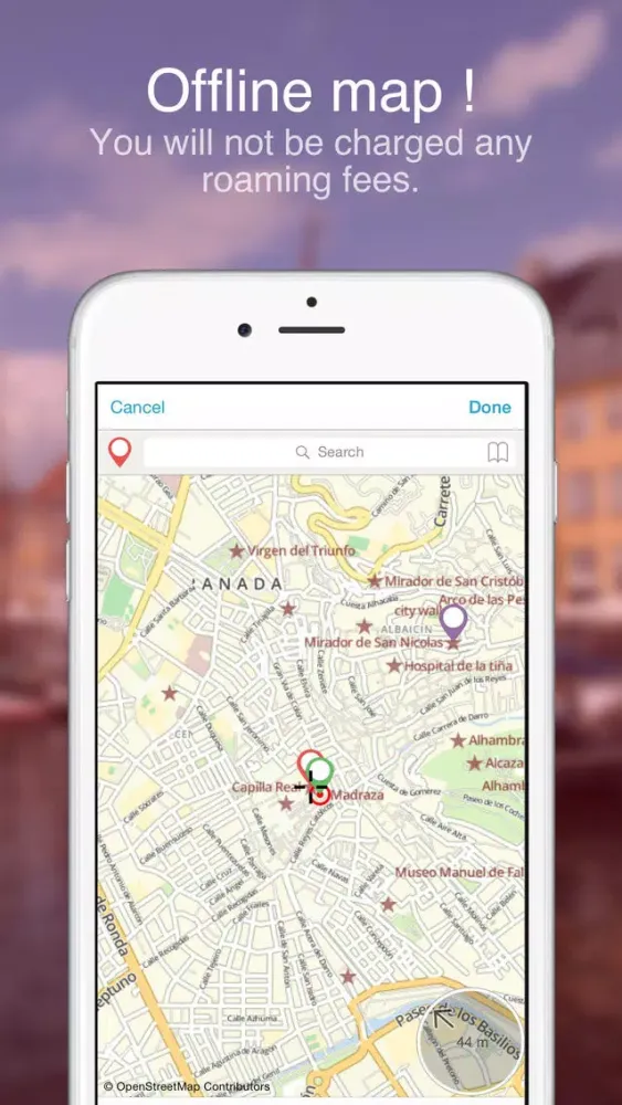 صور Granada on Foot : Offline Map