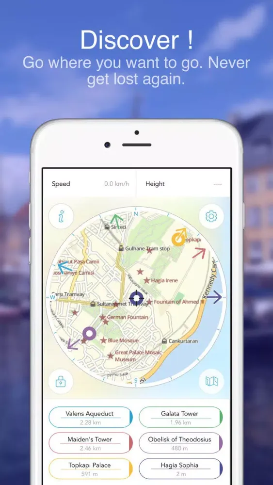 Capturas de tela do Istanbul on Foot : Offline Map