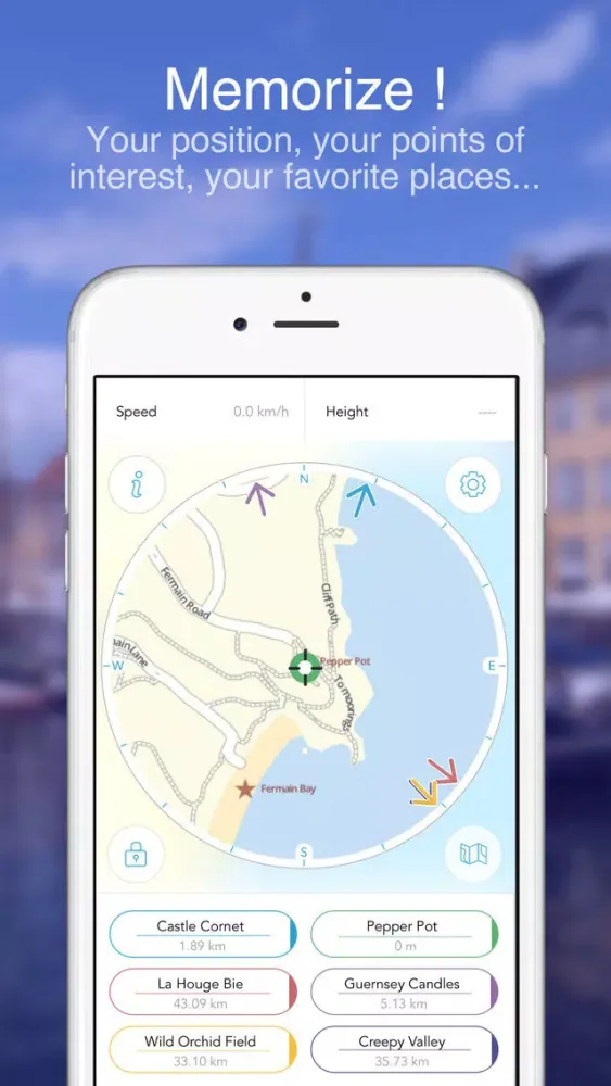 Tangkapan skrin Jersey and Guernsey : Offline Map