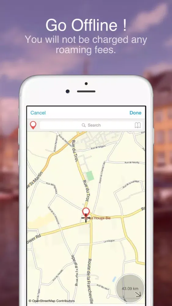 Tangkapan skrin Jersey and Guernsey : Offline Map