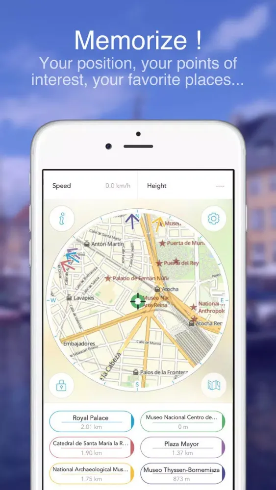 Madrid on foot : Offline map Screenshots