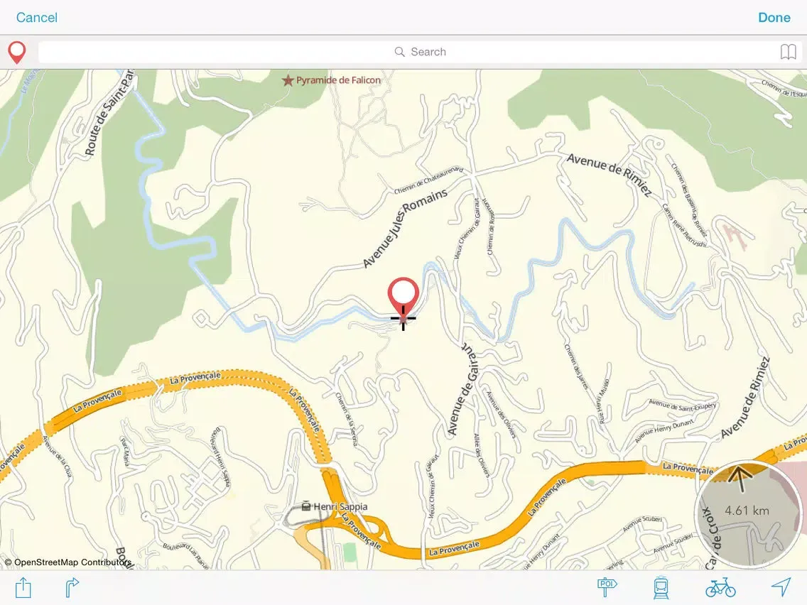 Скриншоты Nice and Monaco Compass : Offline Map iPad 