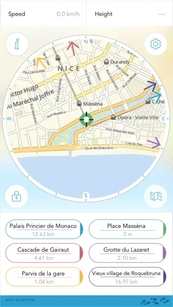 Скриншоты Nice and Monaco Compass : Offline Map