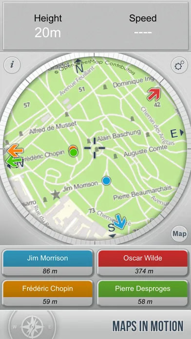 تصاویر Père Lachaise Cemetery : Interactive Map