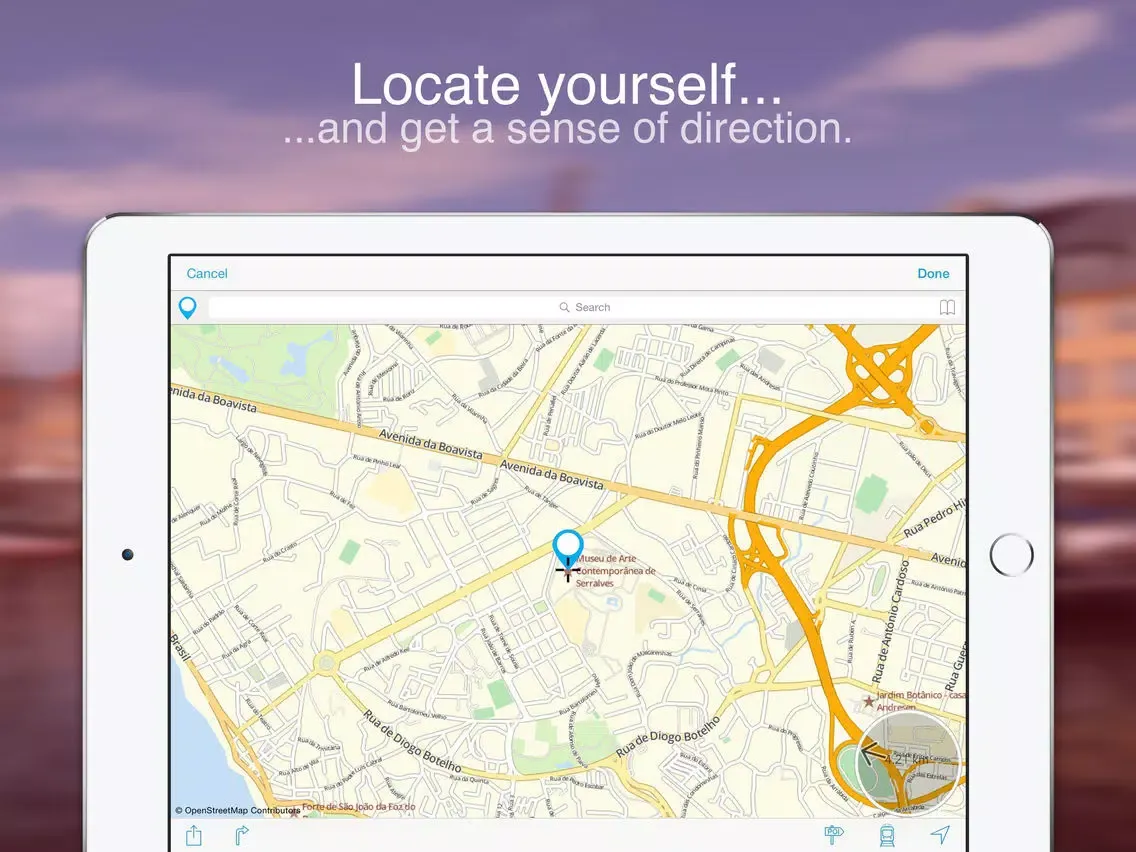 Скриншоты Porto on foot: Offline Map iPad 