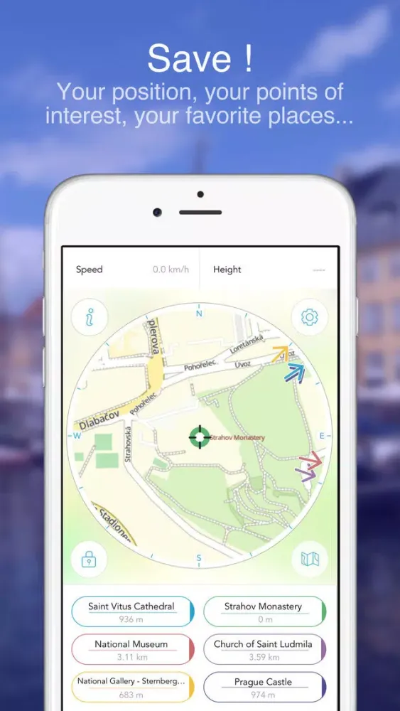 Prague on Foot : Offline Map应用截图