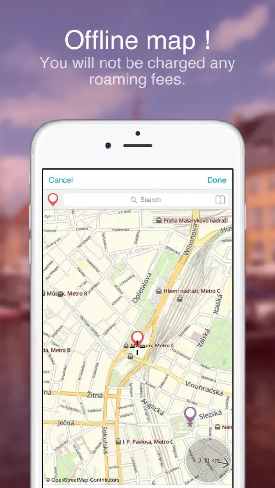 Prague on Foot : Offline Map应用截图