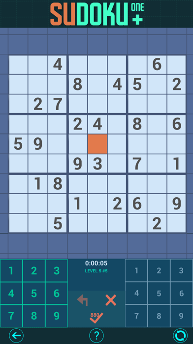 Tangkapan layar Sudoku one +  Easy to expert