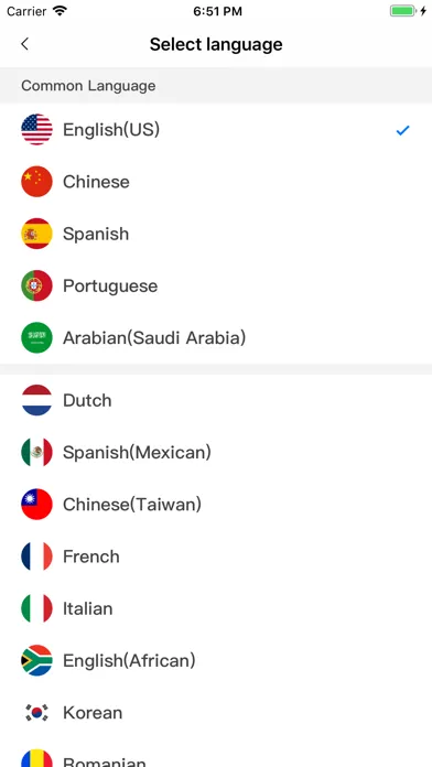 Capturas de tela do Panda Translate