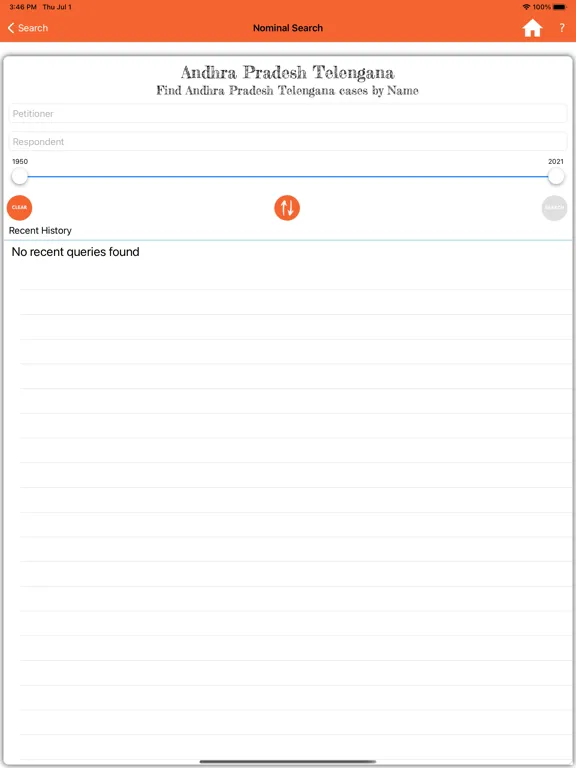 ภาพหน้าจอของ A.P. Telangana Legal Reports iPad 