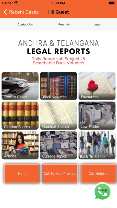 ภาพหน้าจอของ A.P. Telangana Legal Reports