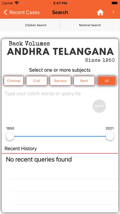ภาพหน้าจอของ A.P. Telangana Legal Reports