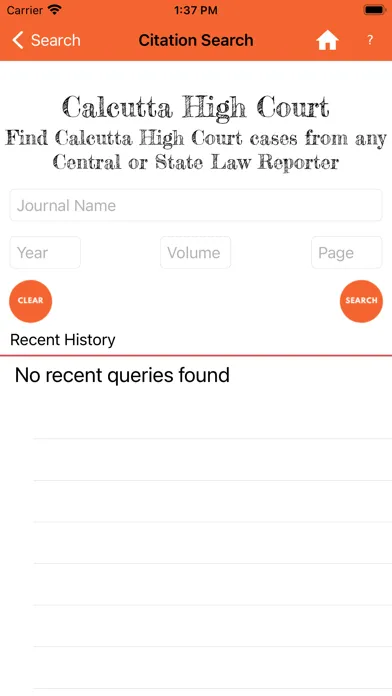 Tangkapan skrin Calcutta Legal Reports