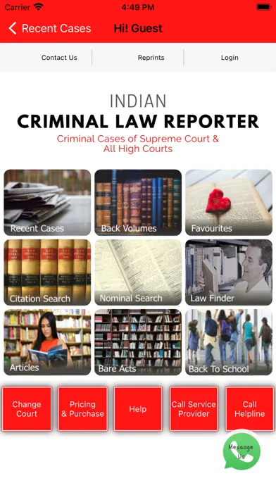 Indian Criminal Law Reporter स्क्रीनशॉट