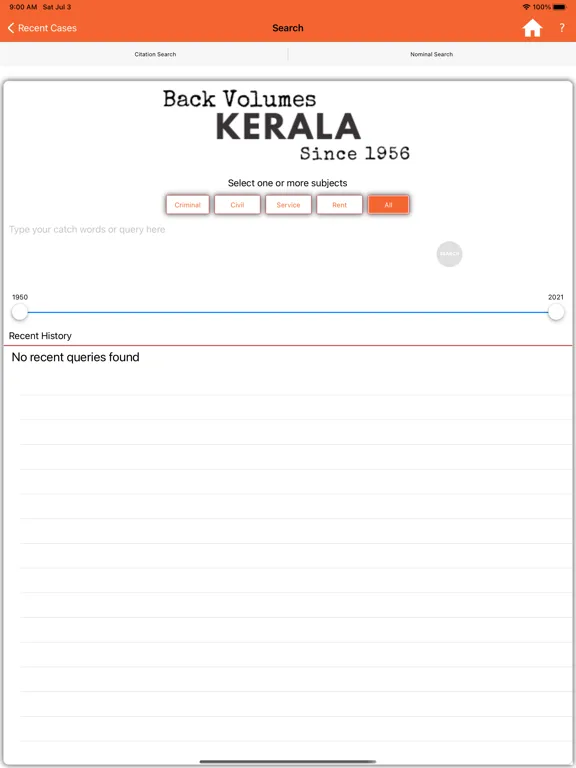 تصاویر Kerala Legal Reports iPad 