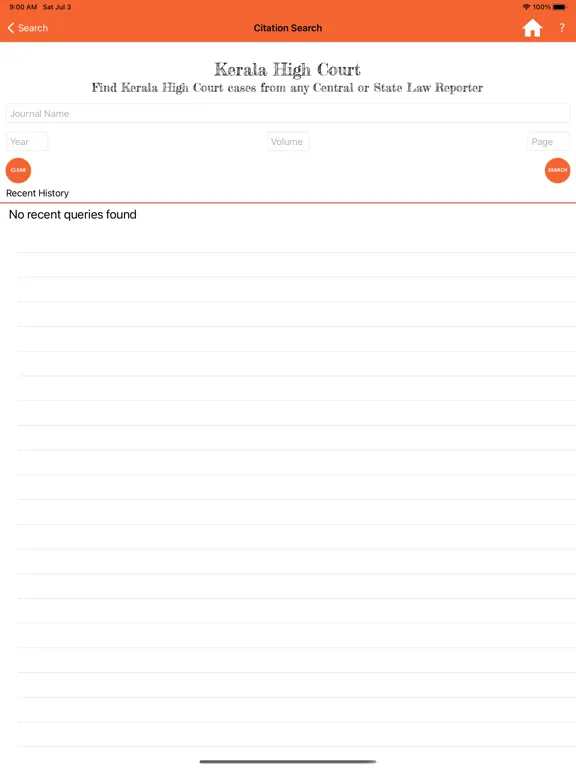 تصاویر Kerala Legal Reports iPad 