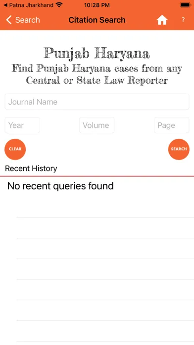 Capturas de tela do Punjab Haryana Legal Reports
