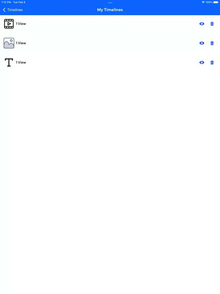 ภาพหน้าจอของ ChazBiz iPad 