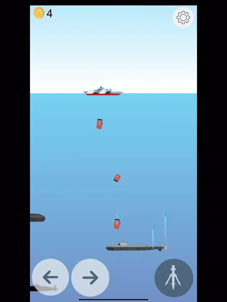 Submarine vs Warship iPad  स्क्रीनशॉट