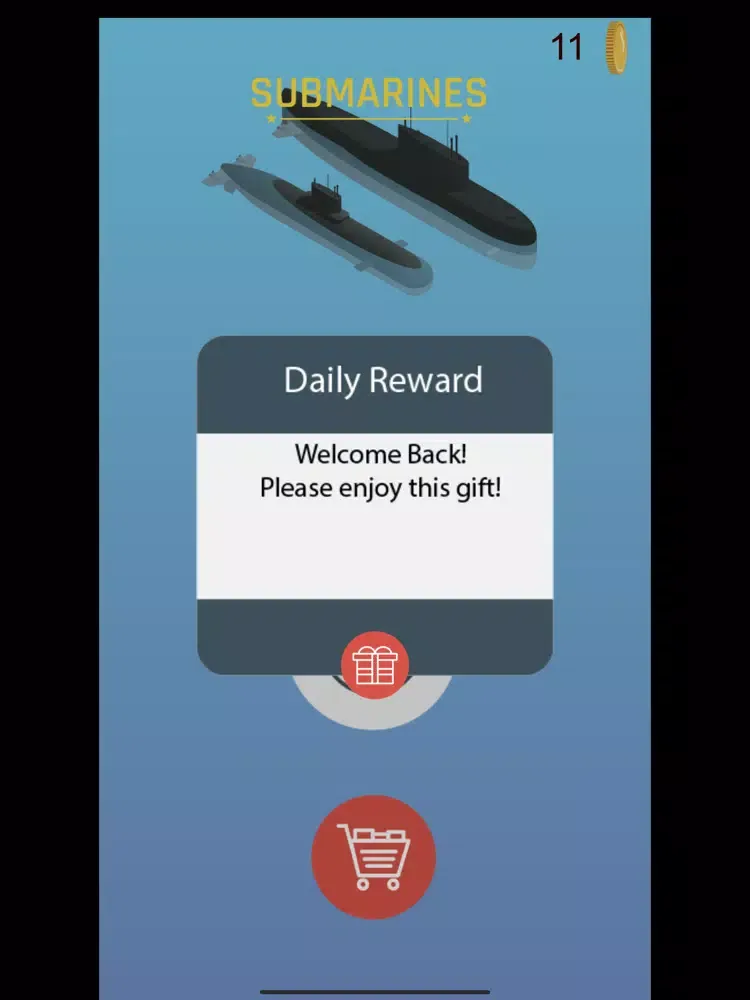 Submarine vs Warship iPad  स्क्रीनशॉट