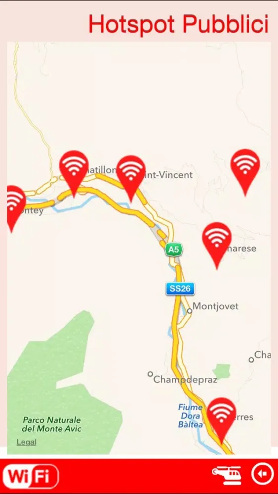 Ảnh chụp màn hình của HIDue - Wireless Valle d'Aosta