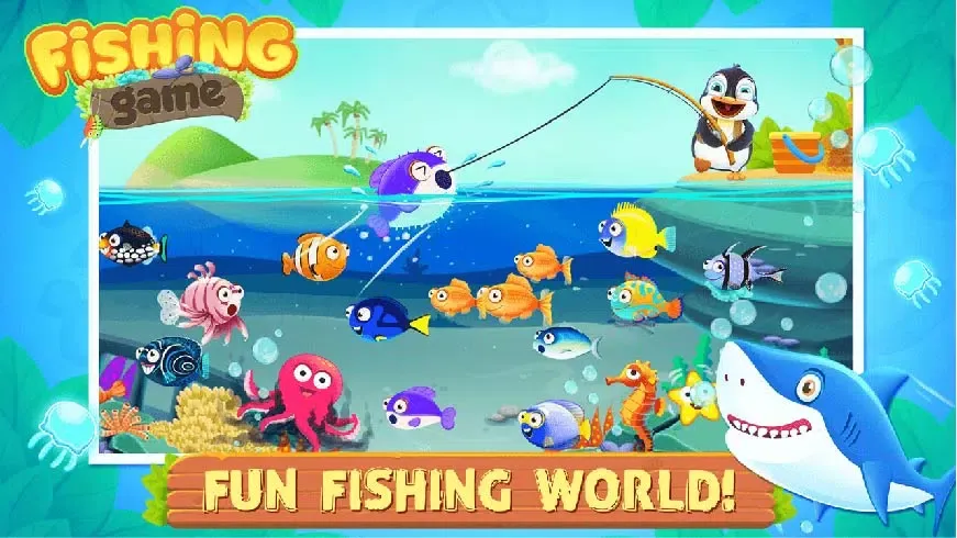 Deep Sea Fishing:Game For Kids Screenshots