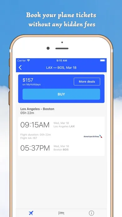 Captures d'écran de Find Airlines Flights