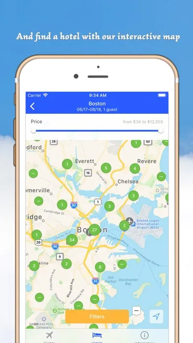 Captures d'écran de Find Airlines Flights